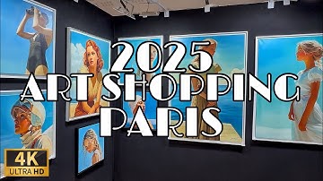 🇫🇷[PARIS ART FAIR] ART SHOPPING PARIS 2025  (4K 120FPS UHD) 19/OCTOBER/2025