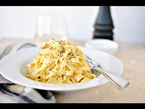 Lighter Fettuccine Alfredo