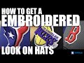 How to Make 3D Embroidered Hats with a Hat Press in 60 Seconds