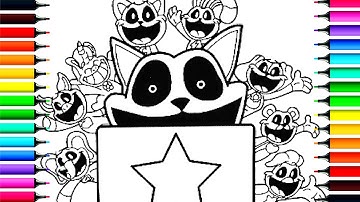 CATNAP is NOT a MONSTER...Smiling Critters New Coloring Pages / Coloring Poppy Playtime / NCS Music