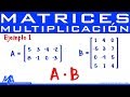 Multiplicación de matrices | Producto de matrices | Ejemplo 1