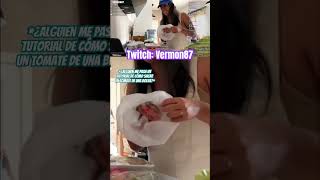 Tutorial de cómo sacar un tomate de una bolsa 🍅#twitch #cocinando #tutorial