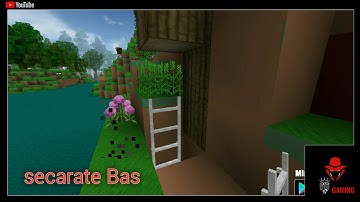 how to make secret base in mini block craft || secret base ||