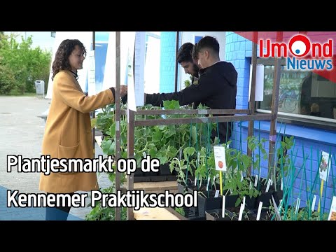 Plantjesmarkt op de Kennemer Praktijkschool