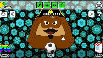 Pou game - food drop in landscape mode #26