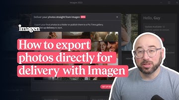 How to directly export your edited photos for delivery with Imagen