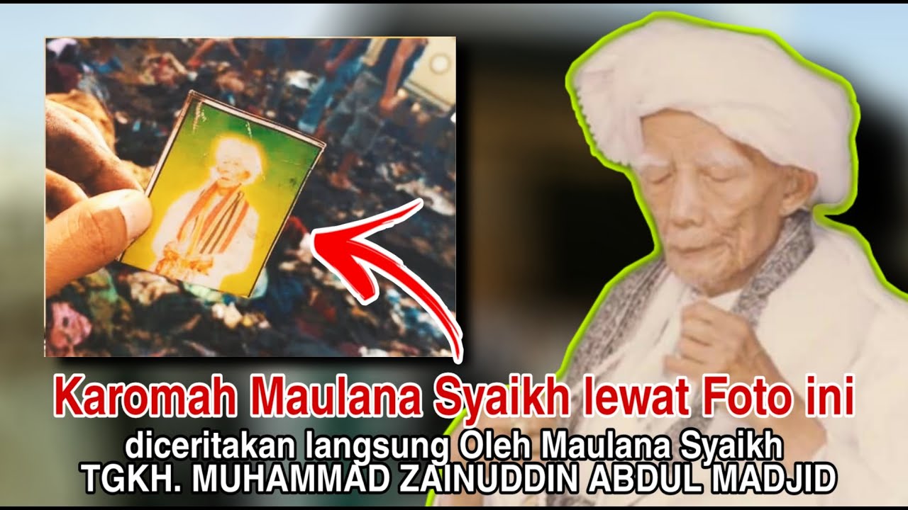 KAROMAH Maulana Syaikh Nampak Jelas Berkat Foto. disampaikan Langsung Oleh Maulana Syaikh Sendiri