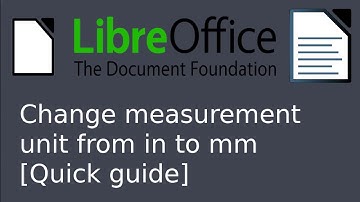 LibreOffice Writer - Change measurement unit [Quick guide]