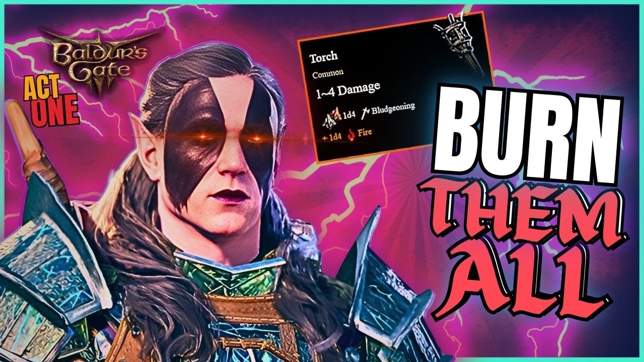 Can You Beat Baldur's Gate 3 with ONLY a Torch? (ACT 1)