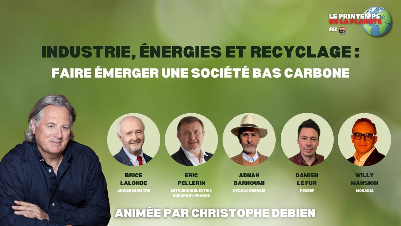 Industrie, énergies et recyclage : Faire émerger une société bas carbone
