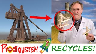 How To Make: A Catapult. Prodigy STEM Recycles!