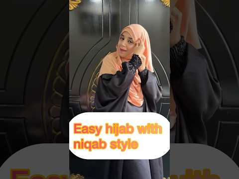 Easy hijab with niqab style #hijab #hijabtutorial #viral #explore