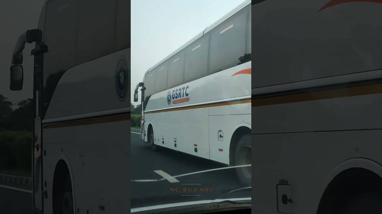 Gsrtc Volvo// Ahmedabad - Vadodara Highway// gsrtc volvo 