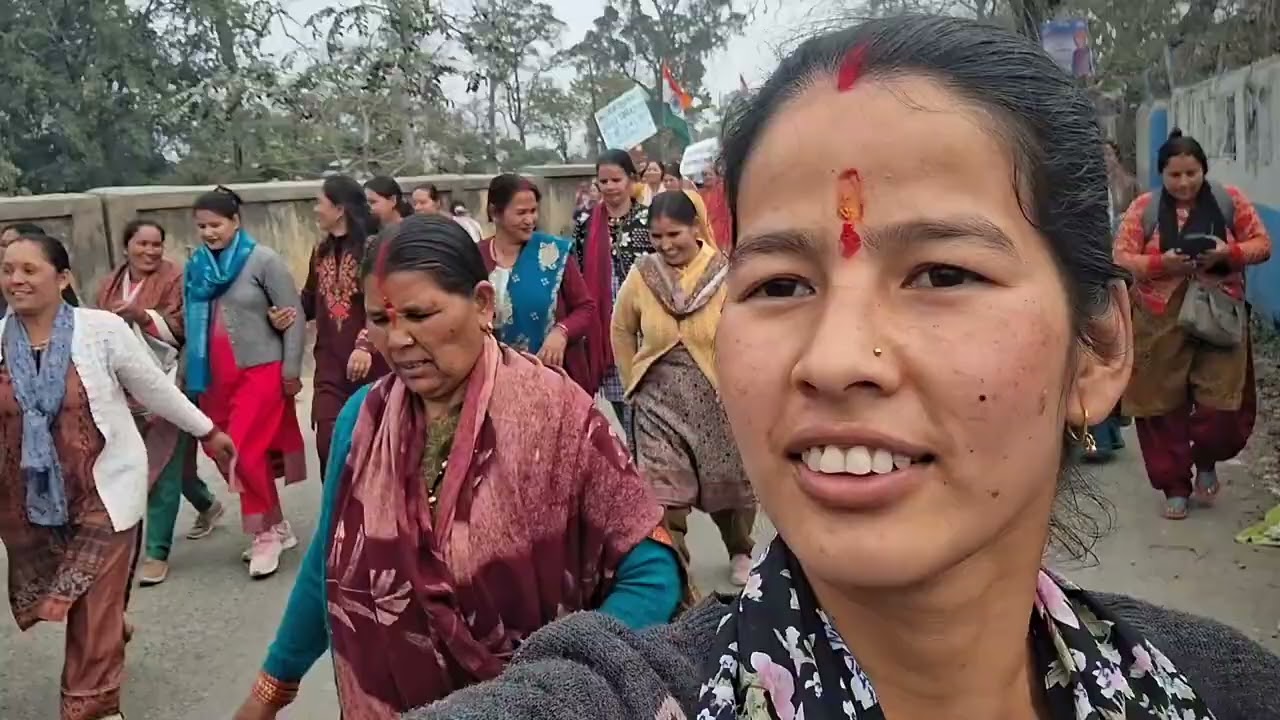 आज गयी रैली 👍मे इतने सारे लोग पहली बार ही देखे सामने😱 से 