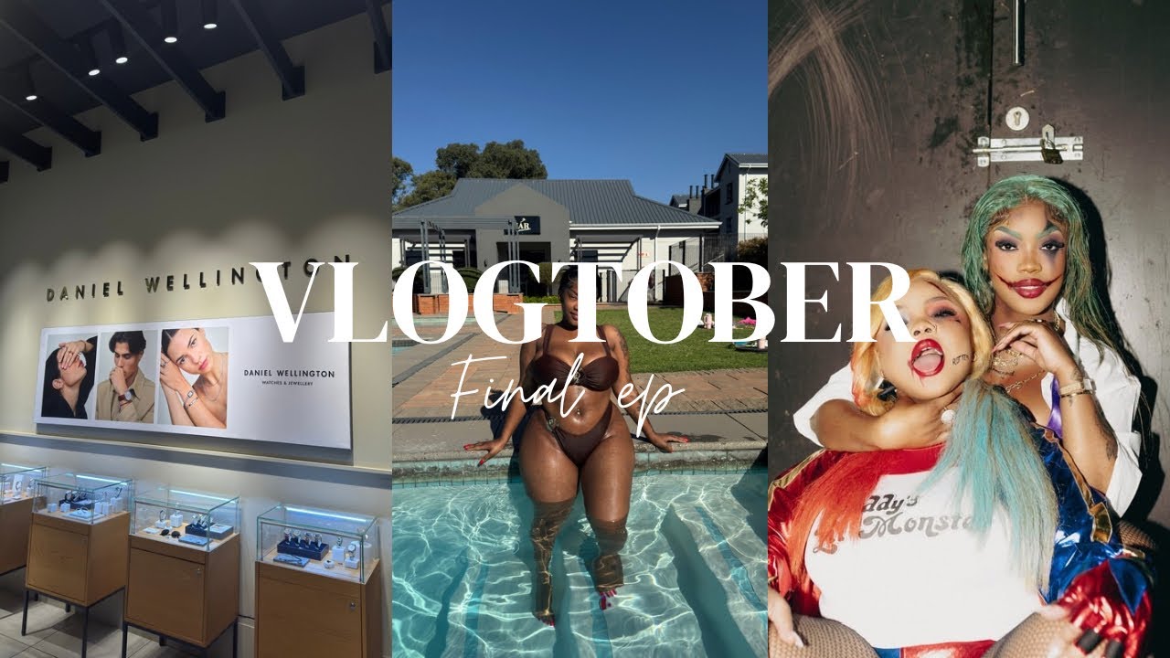 ФИНАЛЬНЫЙ EP VLOGTOBER: день у бассейна, распаковка Shein, новые ногти и часы, подготовка к Хэлло...