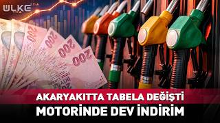 Akaryakıtta Tabela Değişti! Motorinde Dev İndirim...
