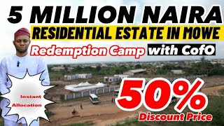 50% Discount price on Almond Estate Mowe . RCCG CAMP .