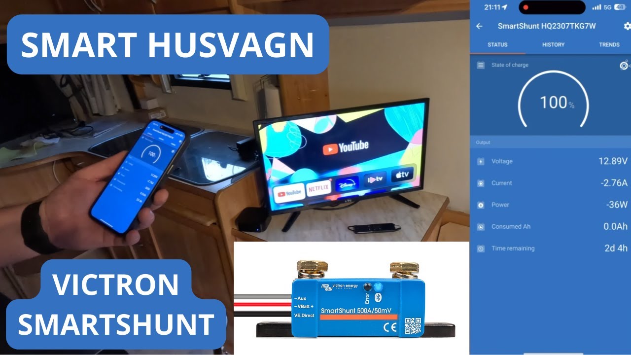 Installerar en Victron Smartshunt i min Polar 560 CTH för få bättre koll på batteriet