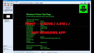Print from Any Windows App to CNC G-code in 4.018 Seconds | PhCNC LSSE