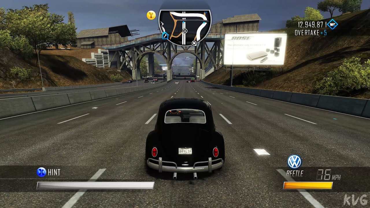 Driver San Francisco - Volkswagen Beetle - Open World Free Roam Gameplay (PC UHD) [4K60FPS]