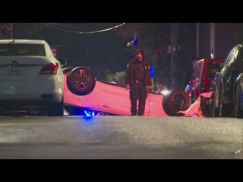 Alleged drunk driver reportedly beaten, then shot after flipping car in ...