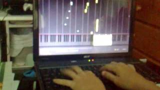 The Entertainer on piano(USINS SYNTHESIA{tTM}