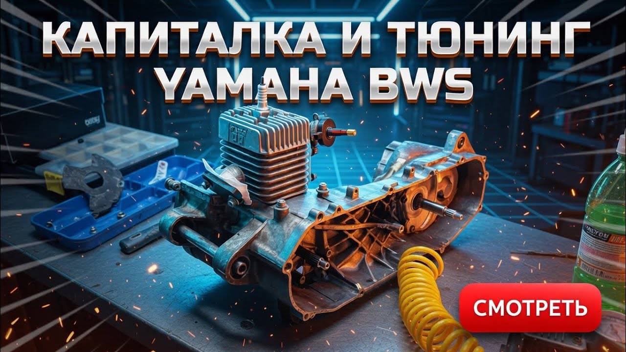 КАПИТАЛКА МОТОРА YAMAHA BWS