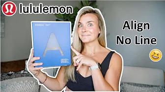 NO FRONT SEAM ALIGN PANTS! | Unboxing & Full Review