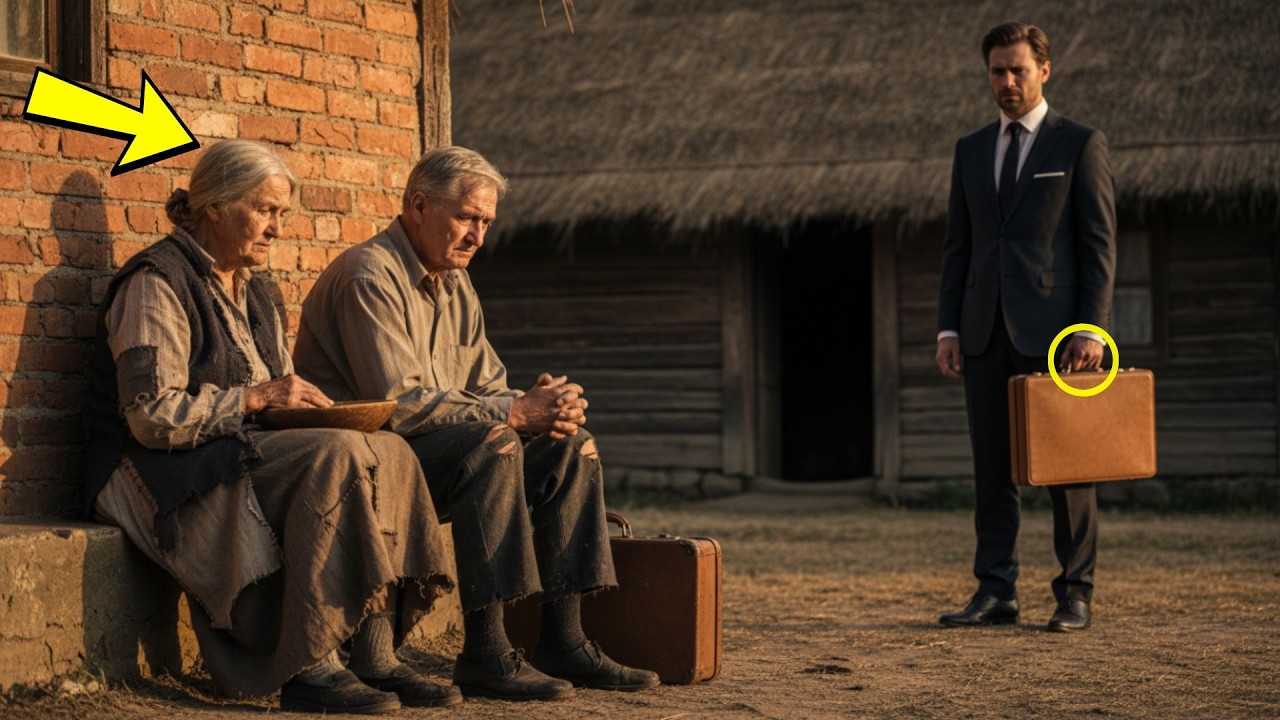 HIJO ENCONTRÓ A LA PAREJA DE ANCIANOS POBRES VIVIENDO EN UNA CASITA ABANDONADA… Y LO QUE DESCUBRE…