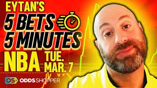 5 Best NBA Bets In 5 Minutes | Tuesday 3/7/23 NBA Picks & Predictions | NBA Player Props Today