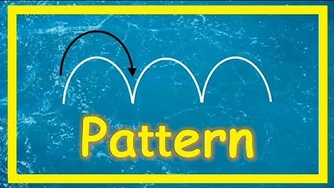Prewriting Skill | Pattern for kids | Down curve pattern | Reverse 