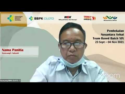 Pembekalan TIM Nusantara Sehat Bact XIX Materi P2P HIV