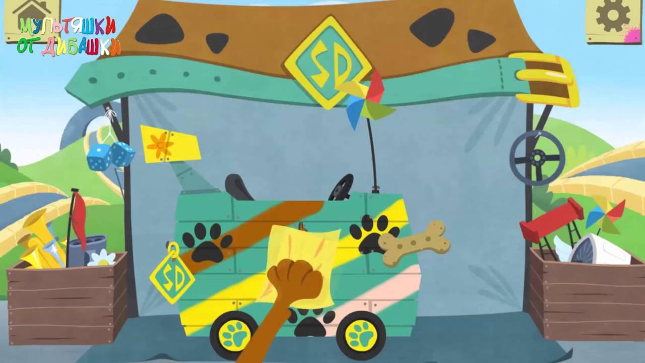 Мультики про машинки ГОНКИ СКУБИ ДУ Развивающие мультики для детей ...