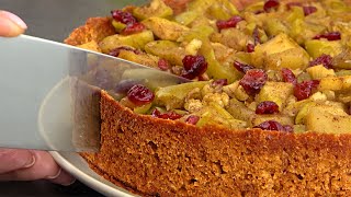 I don't eat sugar! The famous American cake without sugar and butter! Great dessert for