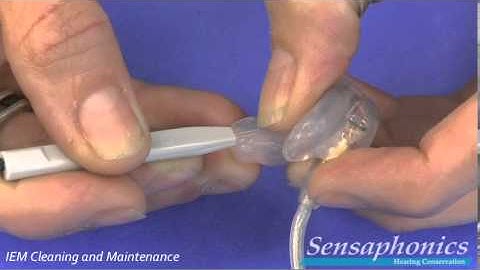 Sensaphonics In-Ear Monitor Cleaning and Maintenance