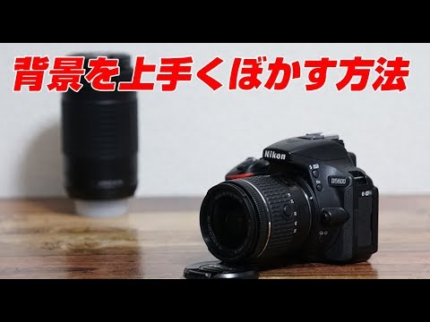 Nikon D5600背景を上手くぼかす方法 Youtube