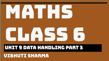 NCERT MATHS CLASS 6 CHAPTER 9 DATA HANDLING PART 3 EX 9.3