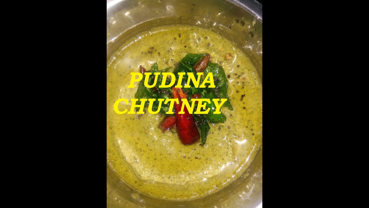 pudina chutney simple to make mint chutney YouTube