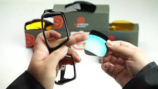 Learn to install new Replacement Sunglass Lenses in your Oakley Eyepatch Sunglasses - Seek Optics