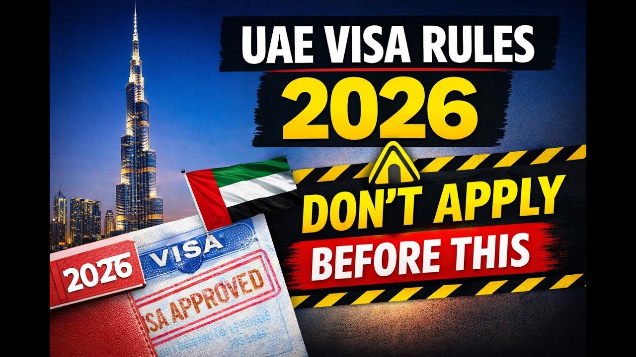 Dubai / UAE Visa Rules 2026 🇦🇪 | 10 important rules for dubai visa 2026 ...
