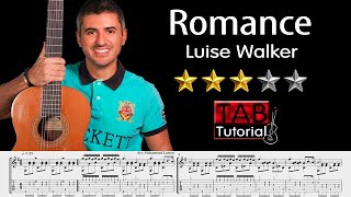 Romance by Luise Walker | Classical Guitar Tutorial + Sheet & Tab