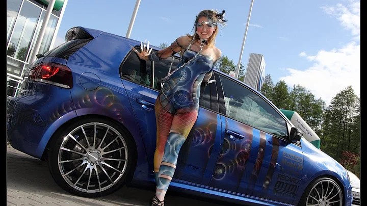 bodypainting bodypaint cartattoo vw   best of part 2