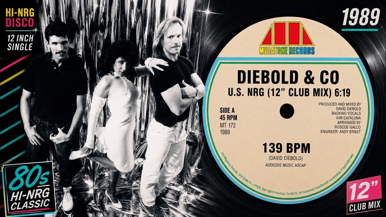 DIEBOLD & CO ⚡ U.S. NRG (12'' CLUB MIX) [6:19] 1989 Hi NRG Disco