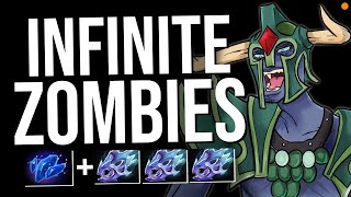 2000 ZOMBIE DPS WITH UNDYING in Dota 2