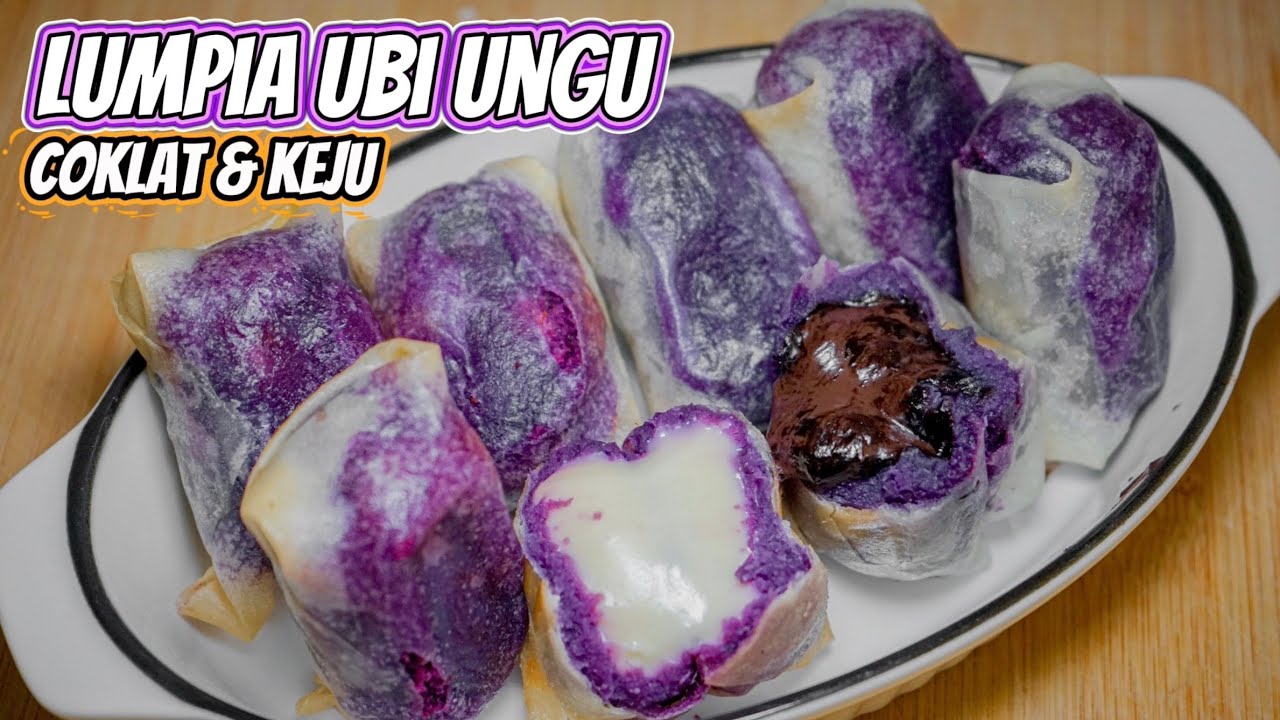 Lumpia Ubi Ungu Keju & Coklat