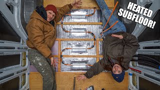 How To Install A Heated Subfloor In Your Van