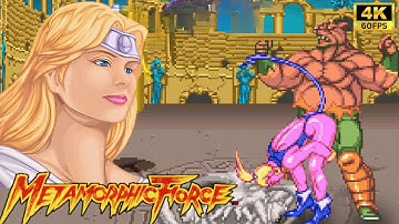 Metamorphic Force ▰ Longplay (Arcade 1993) ▰ 4K 60FPS