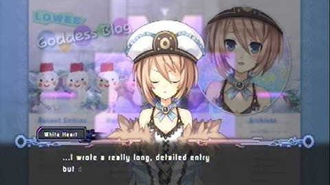 Hyperdimension Neptunia - White Heart Blog Delete