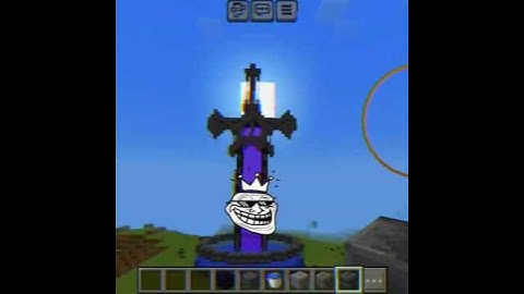 Crafting the Ultimate Nether Portal Sword! 🔥⚔️ #minecraft