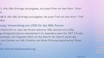 So parsen Sie mehrere XML-Dateien in ASP.NET mit LINQ